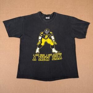 Vintage Jack Lambert Football Big Nasty Pittsburgh Steelers 2001 Faded Shirt L